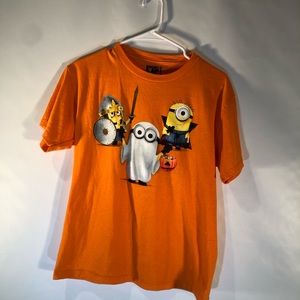 Youth Minions lg Halloween tshirt